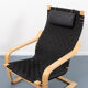 Set of 2 Scandinavian braided sun loungers