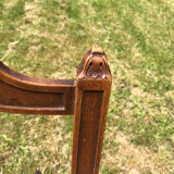 Antique chair seat upholsterer medallions