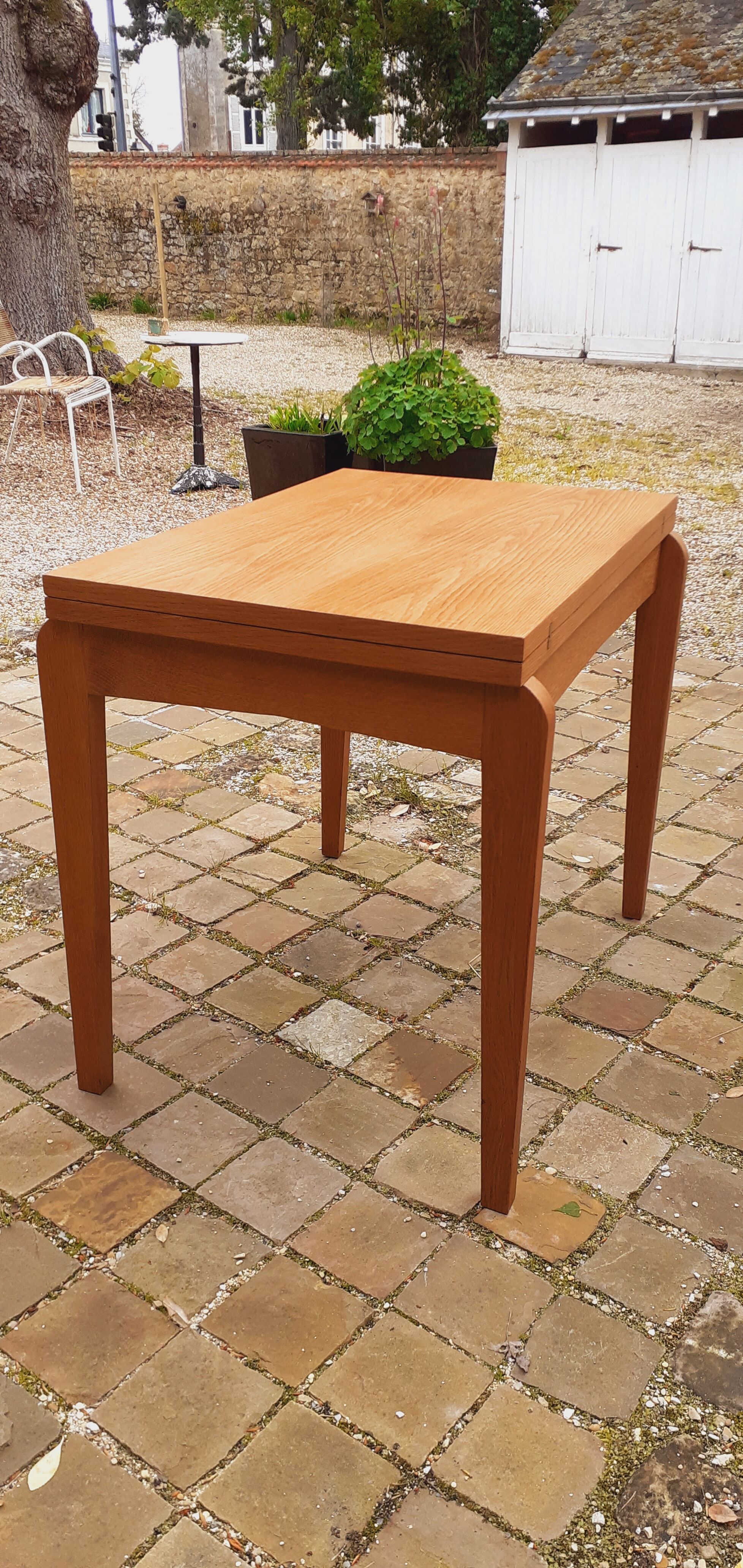 Table vintage wallet year 50 in light oak