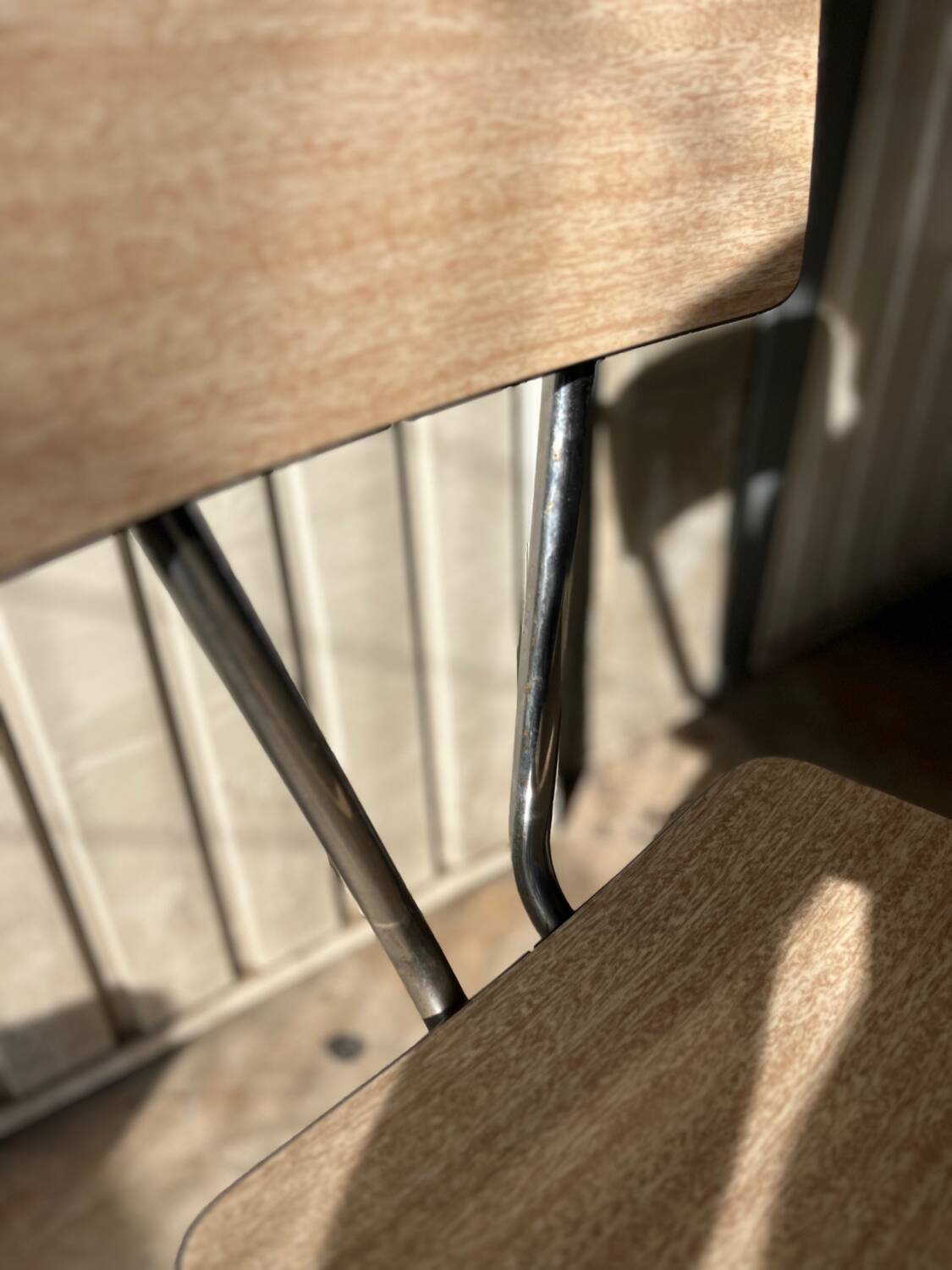 4 vintage Formica chairs