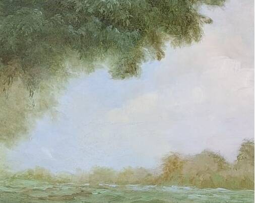 Landscape with sheep