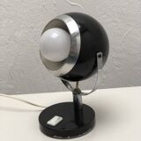 Lampe eyeball à poser noire, 1960/1970