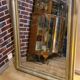 Mirror louis philippe 108x80 traces of wear of time 1900