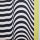 Sérigraphie signée d'après Maurice Tirmarche, Oeuvre d'art optique "Op Art en jaune", 50 x 65 cm