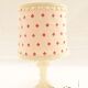 Pair of lamps  feet in white marble