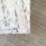 Table basse en laiton et marbre