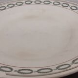 Set of 8 flat plates earth of iron st Amand n°6009