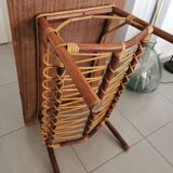 Vintage rattan coffee table