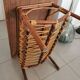 Table basse rotin vintage