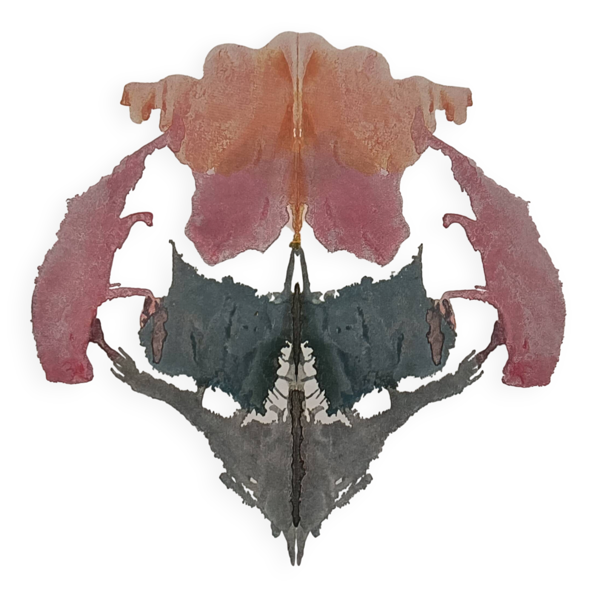 Original Rorschach test card "Card VIII" Imagination
