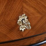 Small marquetry chest of drawers, Louis XV style – mid 19th century