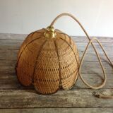 Rattan flower hanging