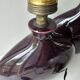 Set of 2 Mauve Ceramic Table Lamps