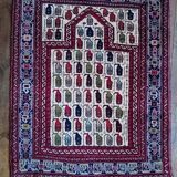 Handmade Afshar Persian Rug 138x112cm