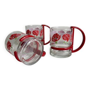 Lot 3 tasses pop art - 70's/80's