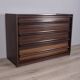 Commode en bois vintage des années 1960 au design italien.
