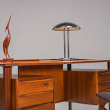 Danish teak desk by peter lovig nielsen for hedensted mobelfabrik, 1960