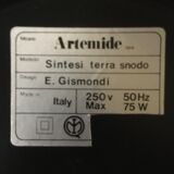 Artemide Terra Snodo by Ernesto Gismondi 1970s