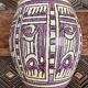 Italian ceramic vase – geometric decoration 1960s/70s