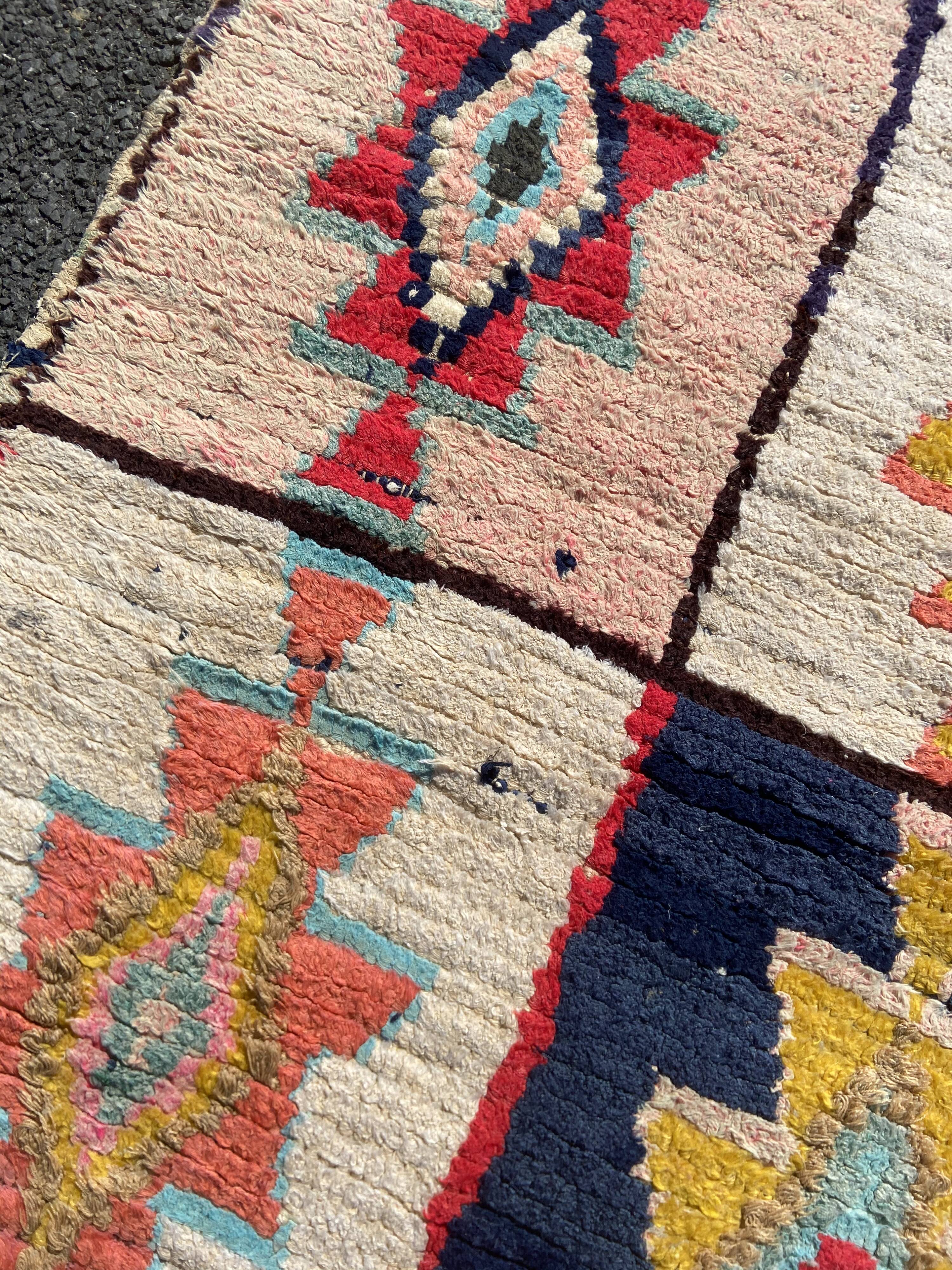 Boucherouite carpet 85x185 cm