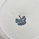 Antique ironstone dinner plate "Les Violettes" Salins