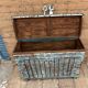 console - coffre de mariage en teck birman