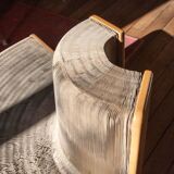 Extendable armchair design by Chishen Chiu Flexible Love circa 2000