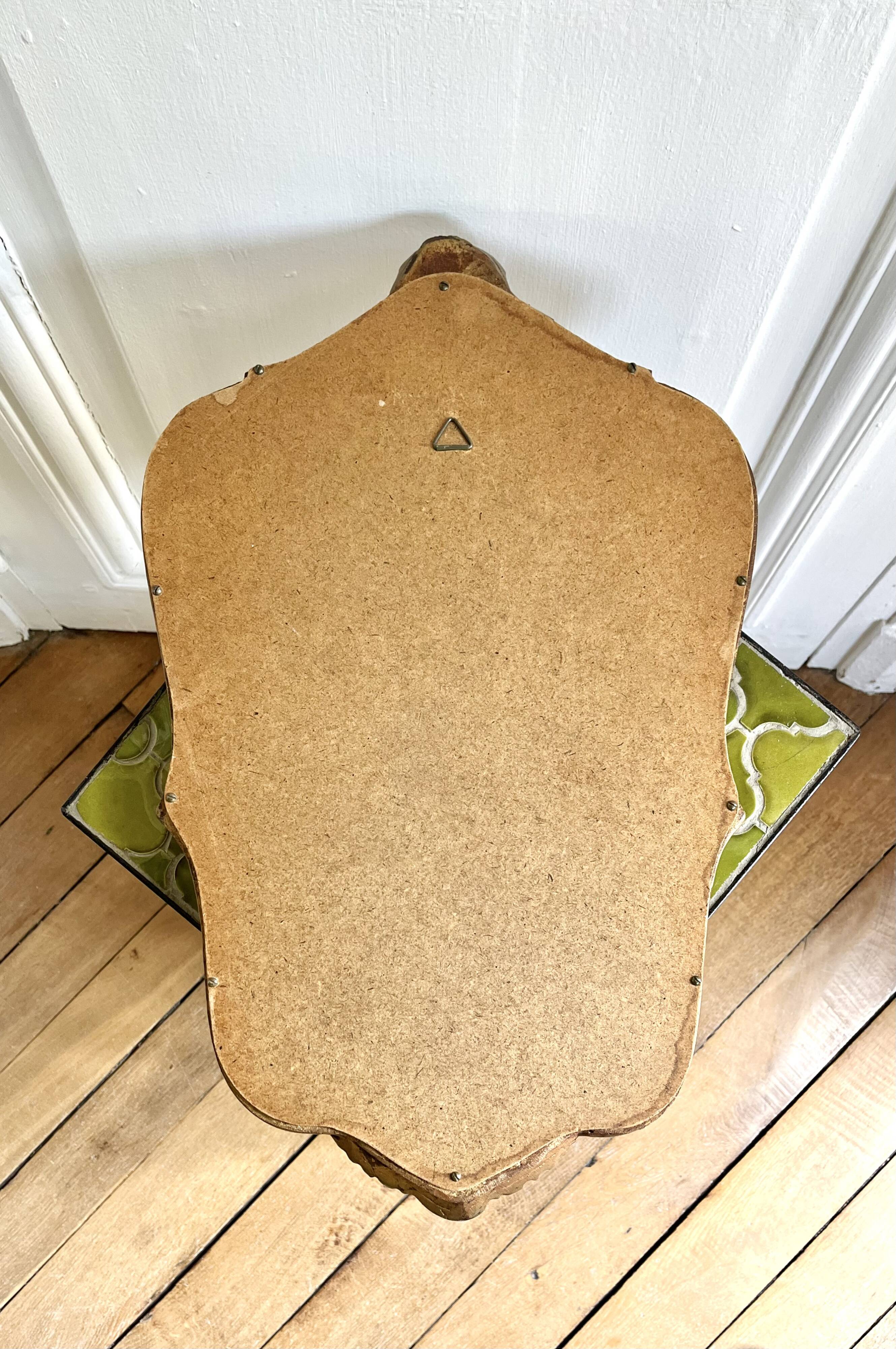 Miroir rocaille style Louis XV doré , 50 x 31 cm
