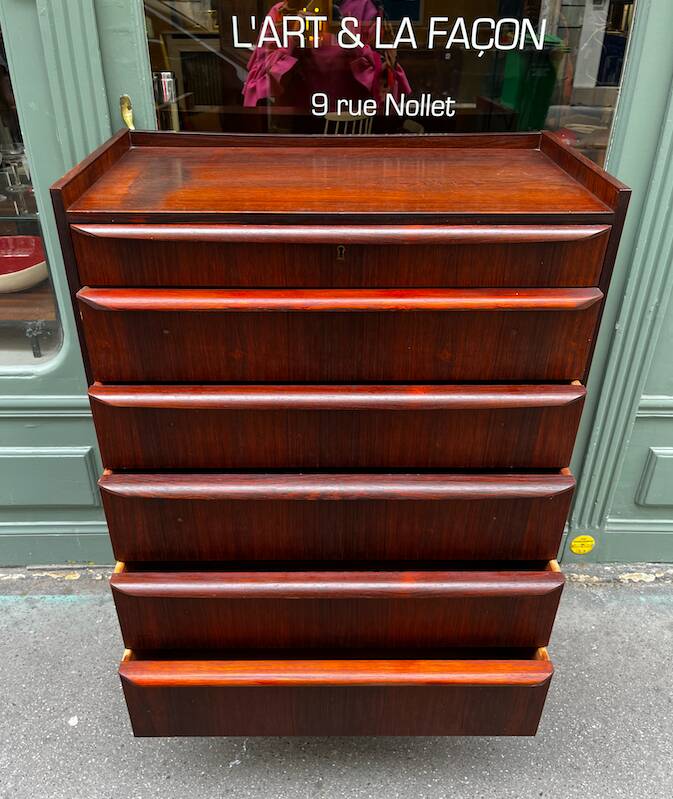 Weekly chest of drawers in rosewood