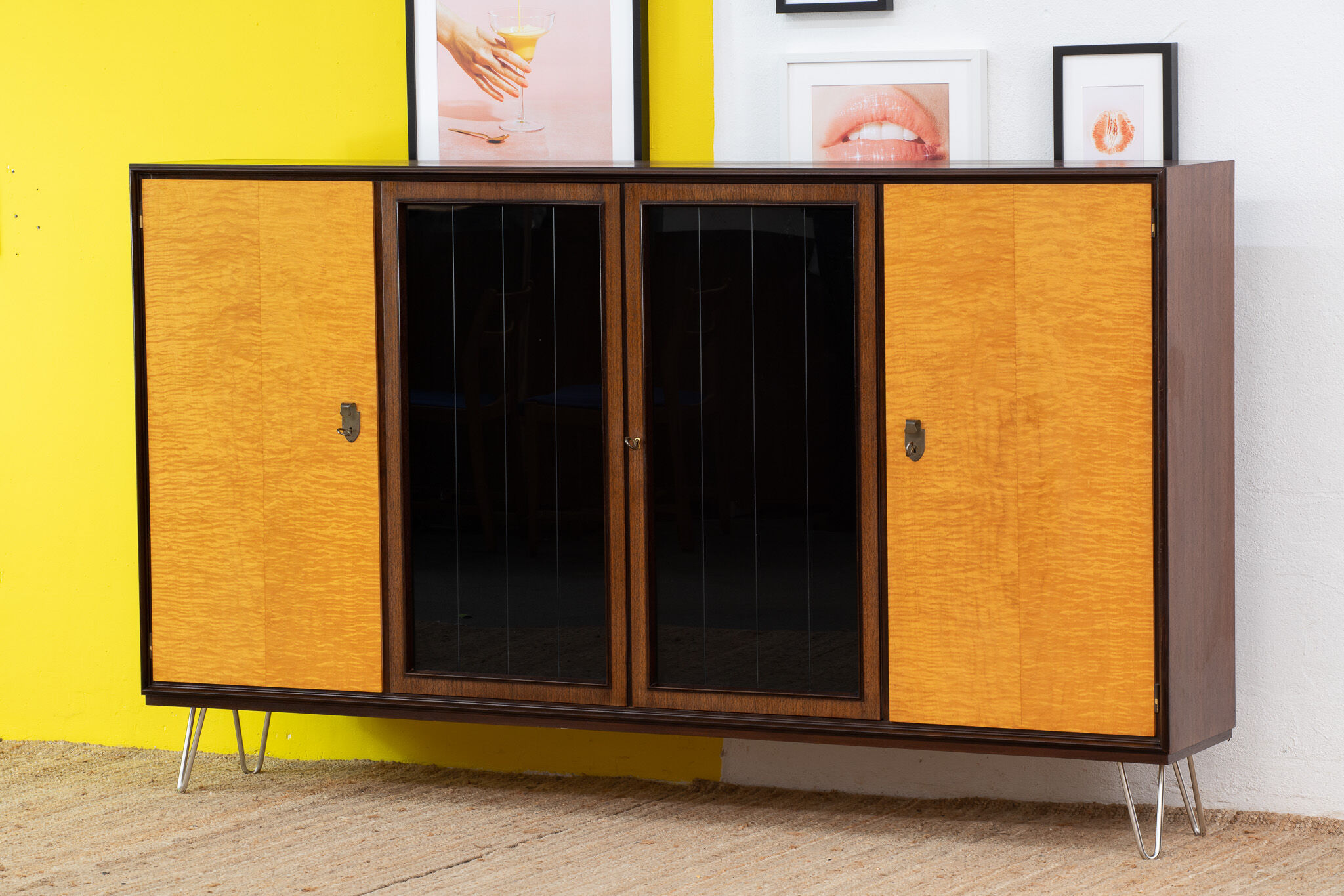 Vintage scandinavian row