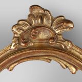 Romantic baroc style mirror with original label “Deknudt”, Belgium, 1970s