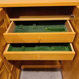 Graphical brutalist credenza, 1970s