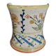 Ceramic tea light holder with signature to identify, 20th century