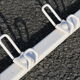 Wall coat rack of white school 10 hooks