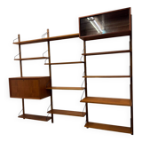 Vintage Scandinavian Teak Wall Unit by Poul Cadovius for Royal System, Cope