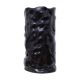Thick black ceramic vase