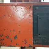 Old safe with his key