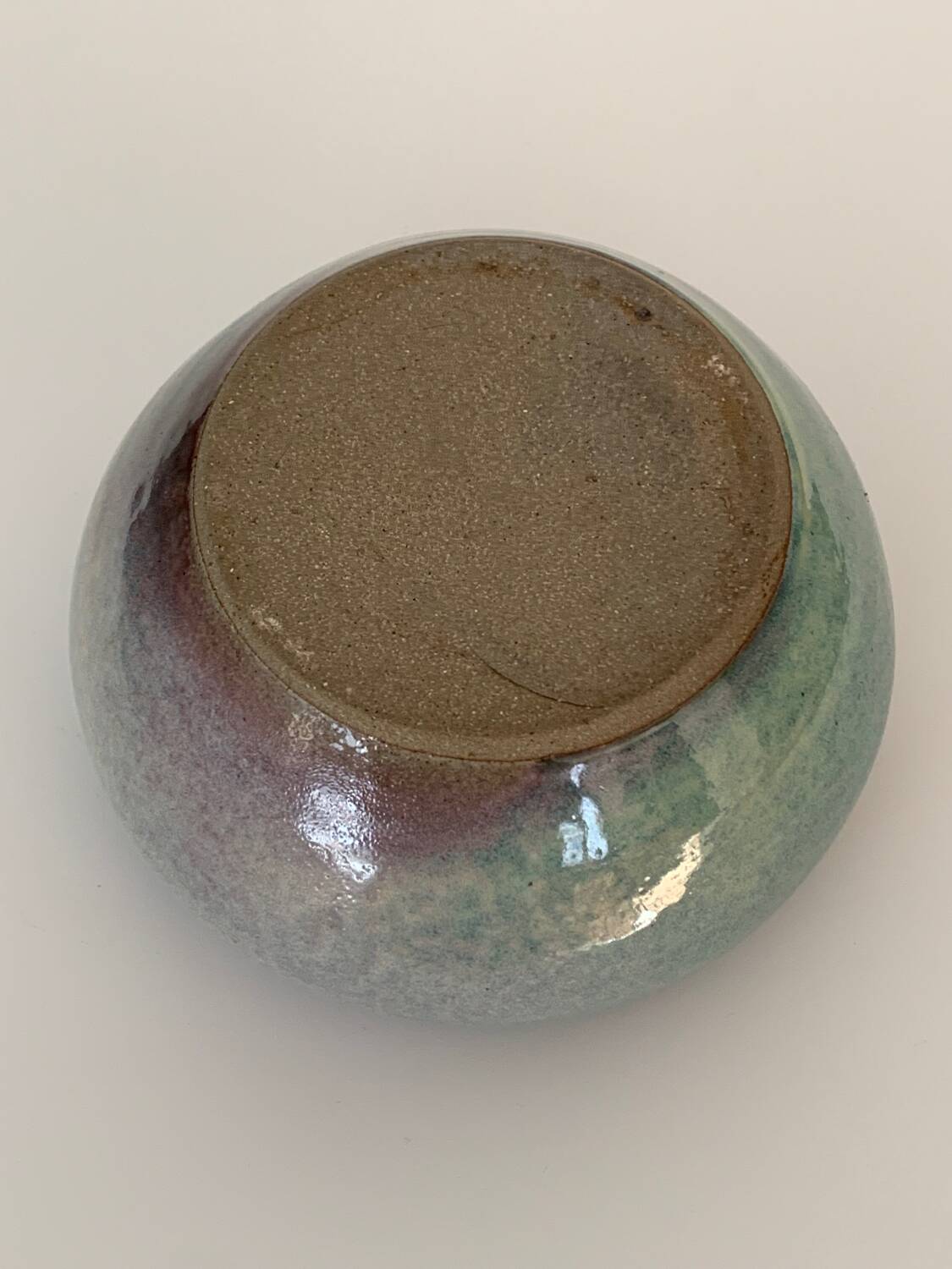 Empty pocket or pot holder in enamelled stoneware