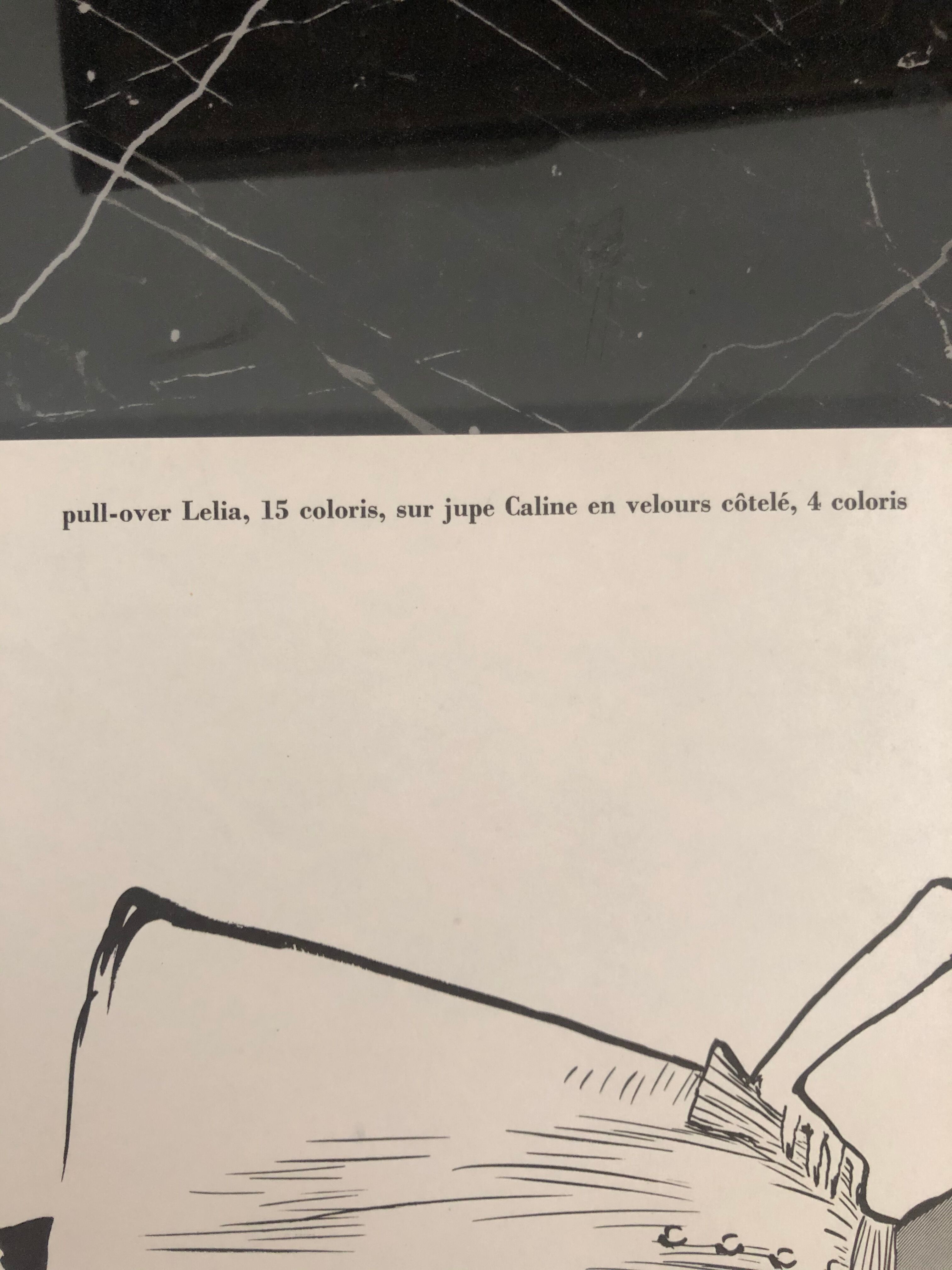 Fashion illustration 1957 by René Gruau