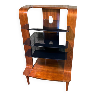 Mid century retro vintage teak stand shelf 1970