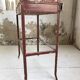 19th metal patinated dentist furniture