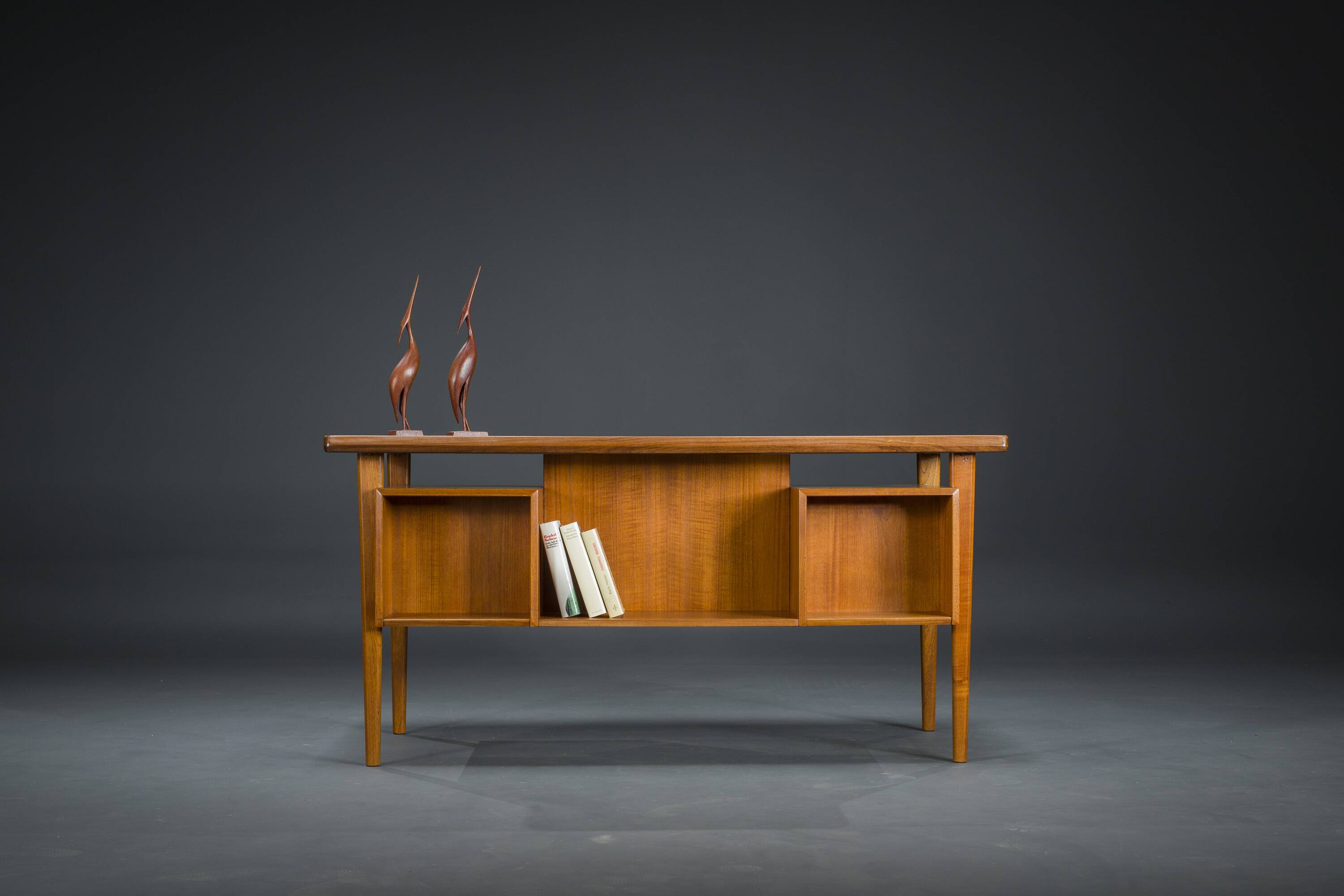 Danish Teak Desk by Peter Lovig Nielsen for Hedensted Mobelfabrik, 1960s