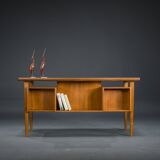Danish Teak Desk by Peter Lovig Nielsen for Hedensted Mobelfabrik, 1960s