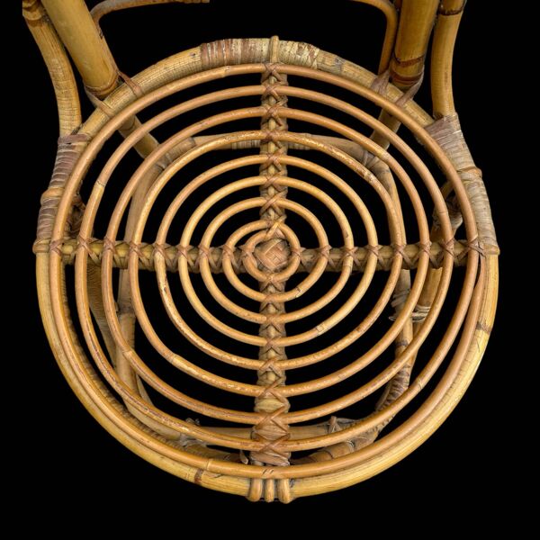 Chaises en Bambou par Dirk Van Sliedrecht pour Rohe Noordwolde, 1960.Set de 3