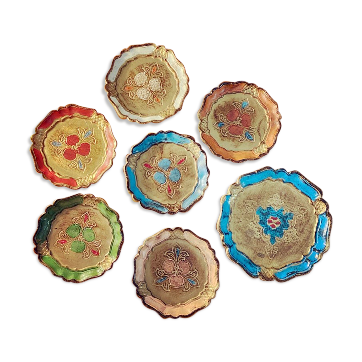 Under glasses and under bottle Florentin