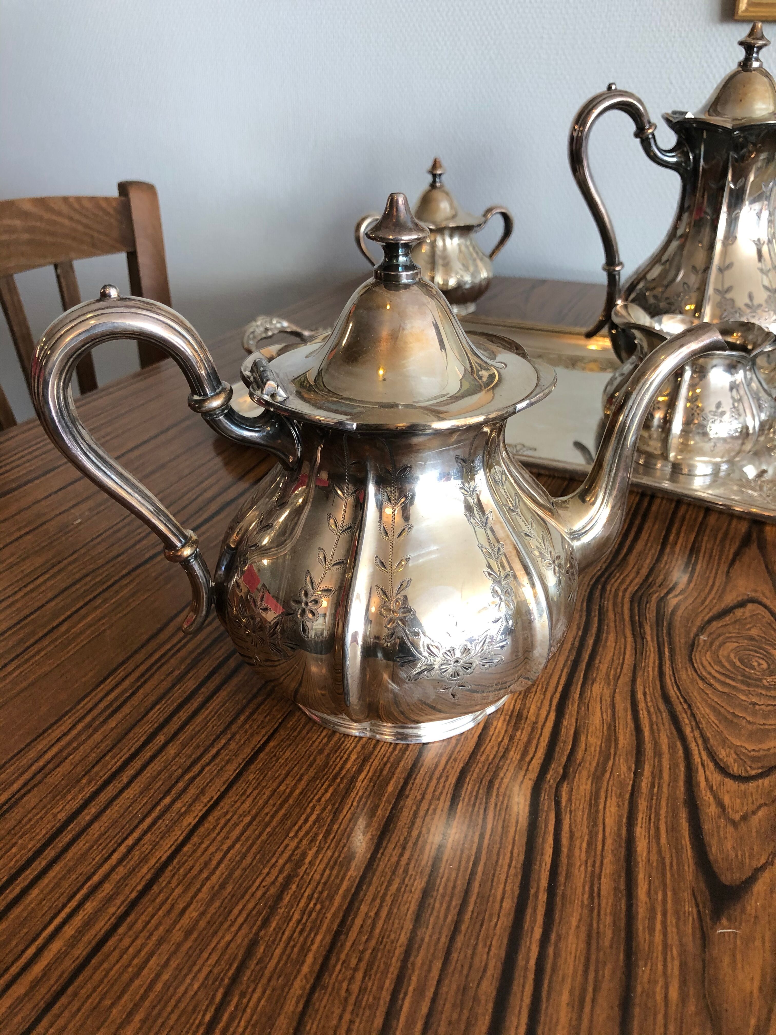 American silver metal tea/coffee service