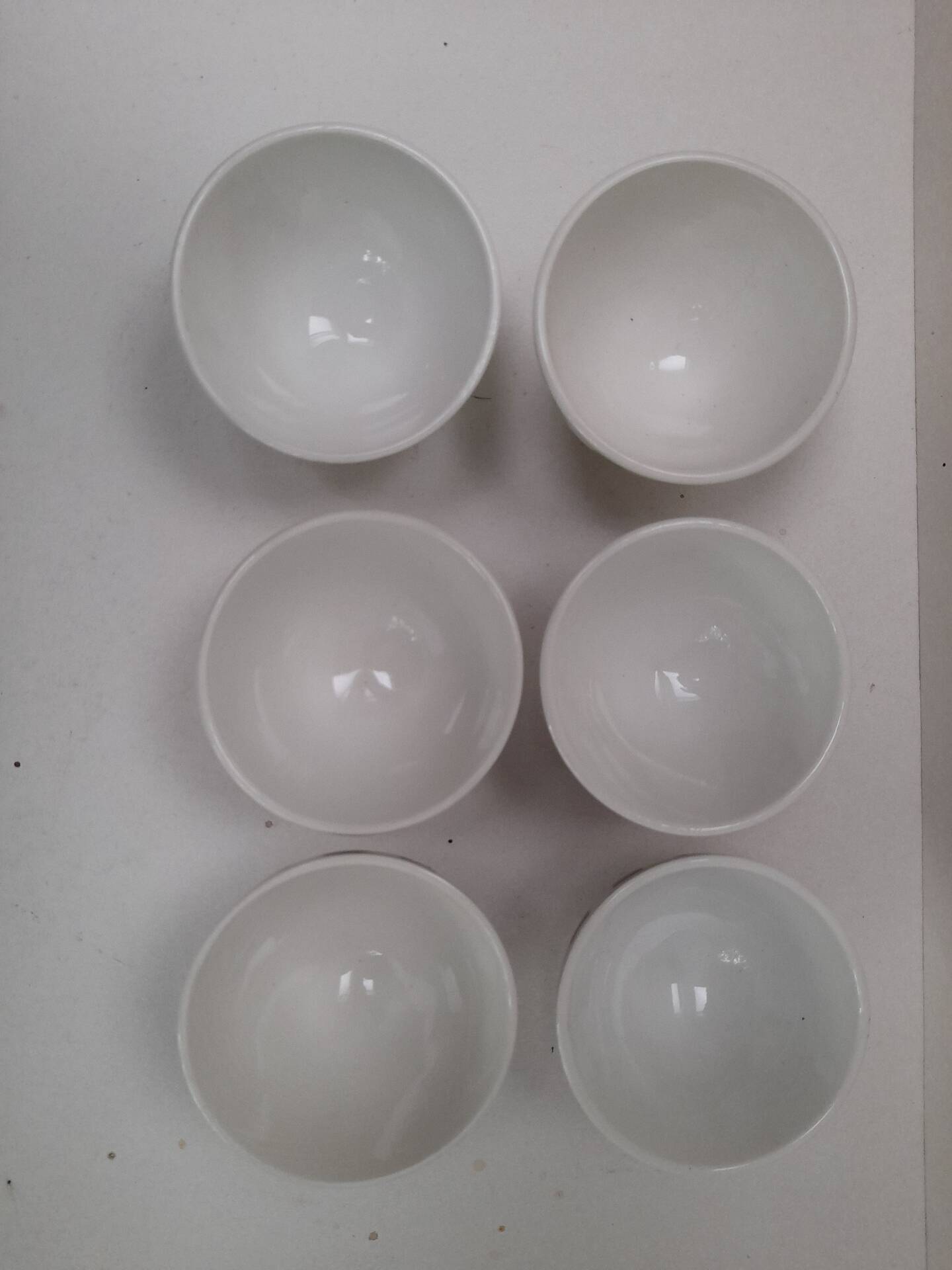 Set of 6 vintage Boch La Louvière bowls from the 1950s.