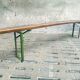 Banc de jardin en chêne pliable 220 cm
