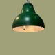 Green industrial lamp