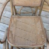 Rocking-chair en cannage